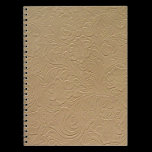 beige tooled leather notebook notebooks