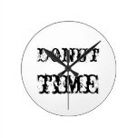 beignet-temps horloges murales