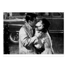 beijo do filme bonequinha de luxo cartões postais