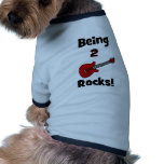 Being 2 Rocks!  with Guitar Dog Shirt