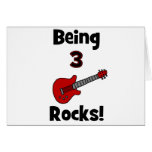 Being 3 Rocks! With Guitar Rockstar Rocker Cards
