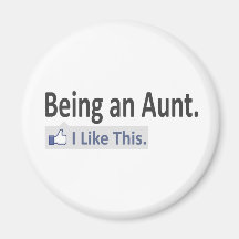 Being an Aunt...I Like This Magnets