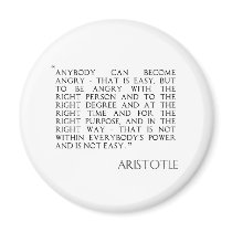Being Angry Aristotle magnet