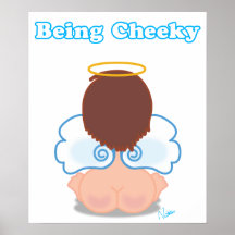 Being Cheeky Angel Poster