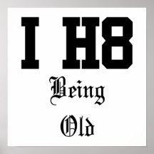 being old print