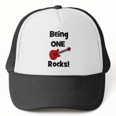 Being One (1) Rocks! Trucker Hats by kustomkids