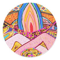 Being Together After the Orgasm: by Naveen Round Stickers