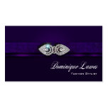 "Bejeweled" - Glamourous Elegant Fashion Stylist Business Card Template