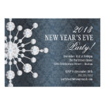 Bejeweled Snowflake Holiday Party Invitation