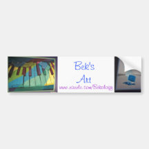 Bek's Art Bumper stickers