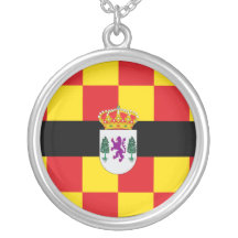 Belalcazar Spain, Spain flag Necklaces