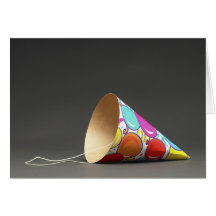 Belated Birthday Card, Party Hat