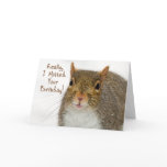 Belated Birthday Wish (Squirrel)