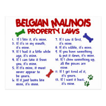 BELGE MALINOIS PL2 CARTES POSTALES