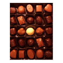 BELGIAN CHOCOLATES POST CARD