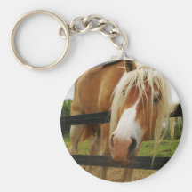 Belgian Draught   Horse, Got Carrots? Key Chain