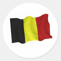 Belgian flag sticker
