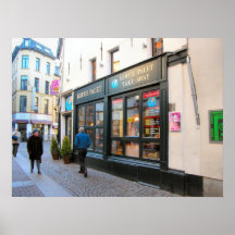 Belgian food, Coffee Shop, Antwerp Poster