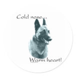 Belgian Malinois Cold Nose Warm Heart - Sticker