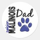 Belgian Malinois Dad 2 Sticker