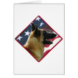 Belgian Malinois Flag 2 Cards