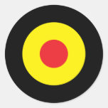 Belgian Mod Round Sticker