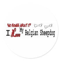Belgian Sheepdog (I Love) Sticker