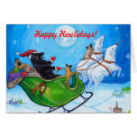 Belgian Shepherd Tervuren Sheepdog Xmas Notecard