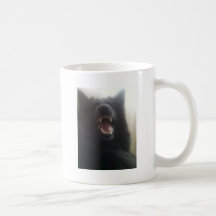 Belgian Shepherd's Teeth aka "The Black Wolf" Coffee Mugs