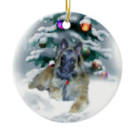 Belgian Tervuren Christmas Gifts Ornament
