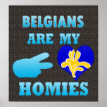 Belgians are my Homies Print