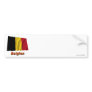 Belgien Fliegende Flagge mit Namen Bumper Stickers