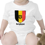 Belgique Crest / Belgium Flag Baby Bodysuit