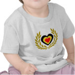 belgique-laurel-heart-3 tshirts