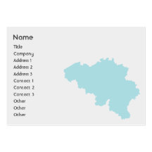 Belgium - Chubby Business Cards