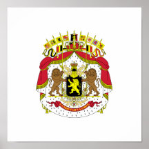 Belgium Coat of Arms Posters