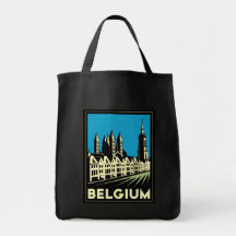 belgium europe art deco retro travel vintage bag