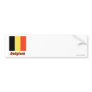 Belgium Flag with Name Bumper Stickers