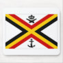 Belgium Naval Ensign Flag Mouse Pad