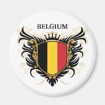 Belgium [personalize] fridge magnet