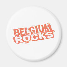 Belgium Rocks Fridge Magnets