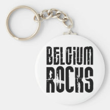 Belgium Rocks Key Chain