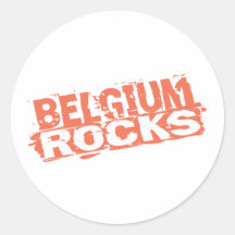 Belgium Rocks Stickers