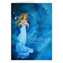 Believe, anything is possible card