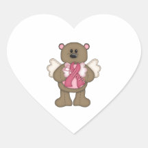Believe Bear (brown) Sticker
