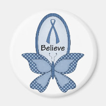 Believe- Blue Awareness Refrigerator Magnets