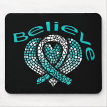 Believe Cervical Cancer Mouse Pads