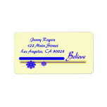 Believe Custom Address Labels