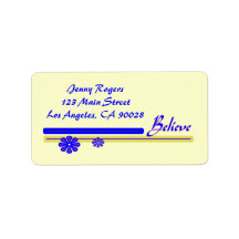 Believe Custom Address Labels