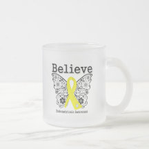 Believe Endometriosis Awareness Coffee Mugs